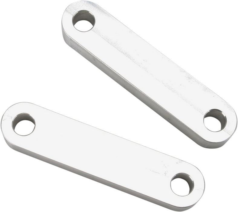 KLOCK WERKS Hugger Front Fender Mounting Blocks - For 21" Wheels - Chrome KWFS-02-0104-C