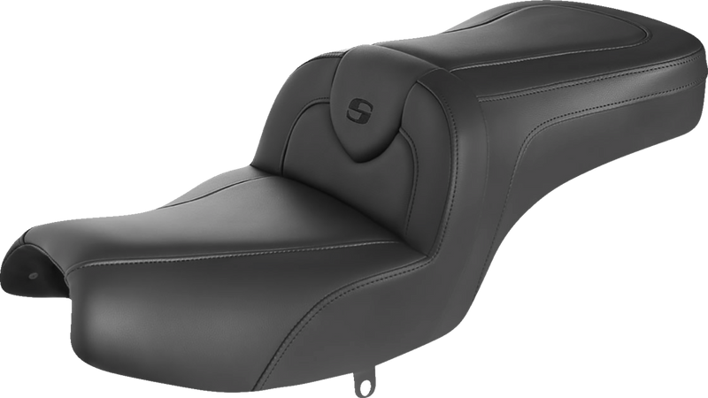 SADDLEMEN RoadSofa Seat - without Backrest - Black w/ Black Stitching - Challenger '20-'22 I20-06-187