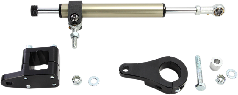 MOOSE RACING 7-Way Steering Stabilizer - Black BTS-S543-BK