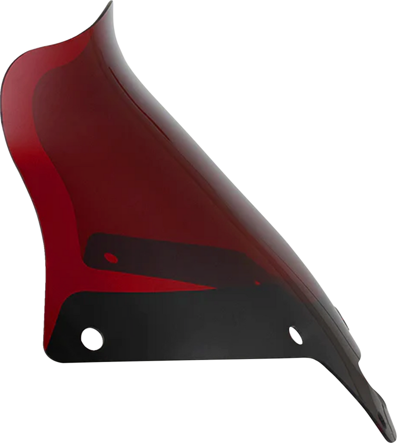 KLOCK WERKS Kolor Flare™ Sport Windshield - 8" - Red - FXLRST KWW-02-0629