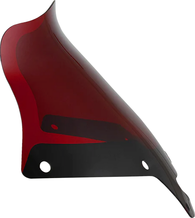 KLOCK WERKS Kolor Flare™ Sport Windshield - 8" - Red - FXLRST KWW-02-0629