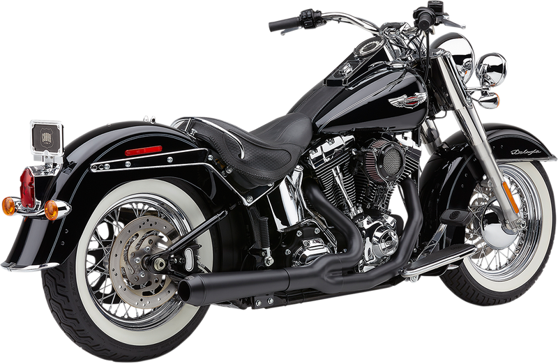 COBRA El Diablo Exhaust - Black - '12-'17 Softail N/F FXSB/FXSE MODELS 6483B