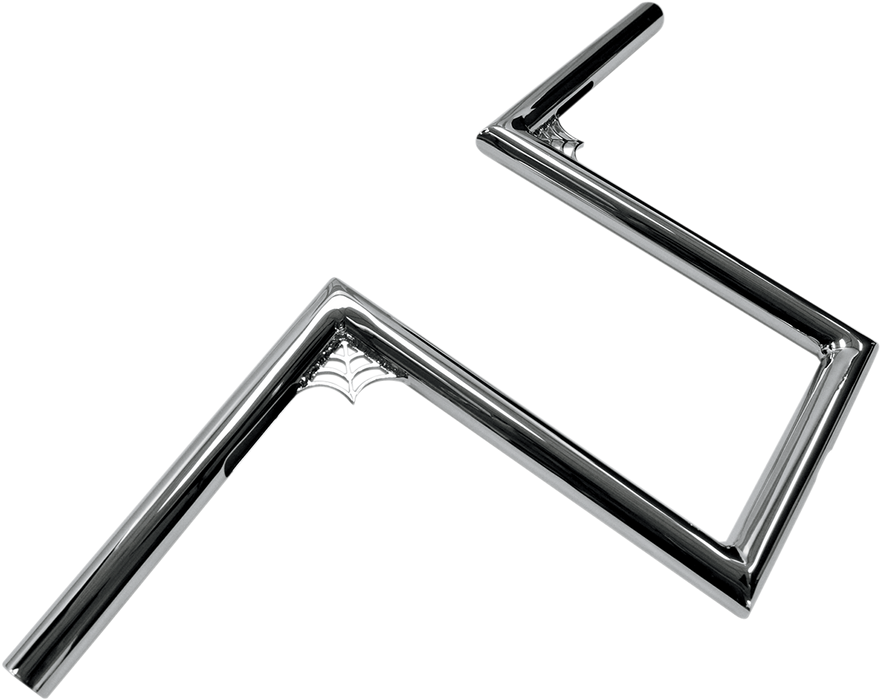 LA CHOPPERS Handlebar - Web T - 10" - Chrome LA-7380-W10