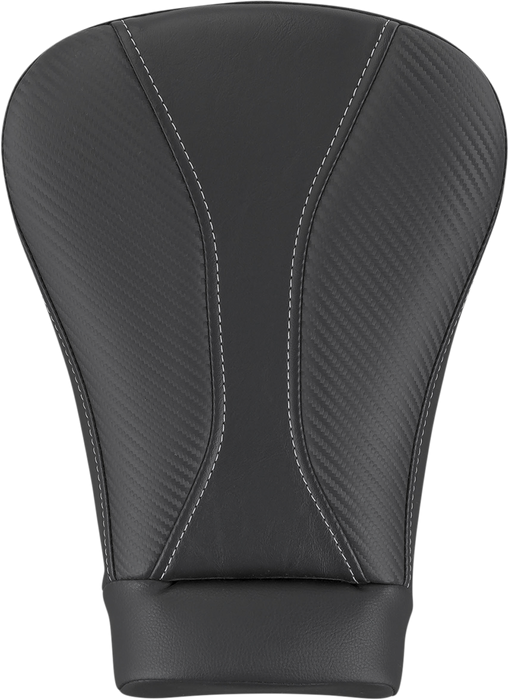 SADDLEMEN Dominator Pillion Pad - Sport - Black w/ Gray Stitching - FL '08-'23 808-07B-0242L