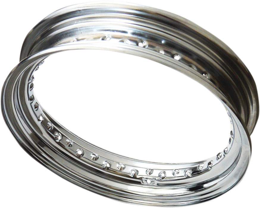 DRAG SPECIALTIES Rim - 40 Spoke - Chrome - Side Metal Valve - 16 x 3 11223D