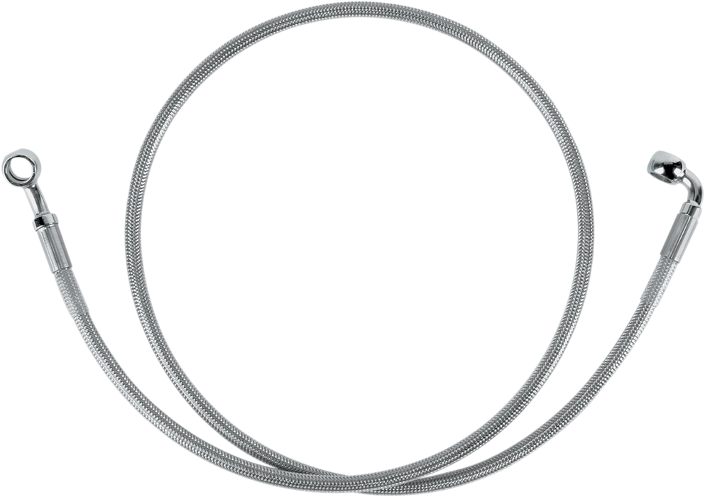 DRAG SPECIALTIES Brake Line - Front - Stainless Steel 640113