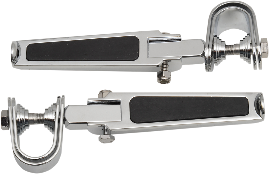 DRAG SPECIALTIES U-Clamp Footpegs - Rubber Inlay 17-6452BXLB1