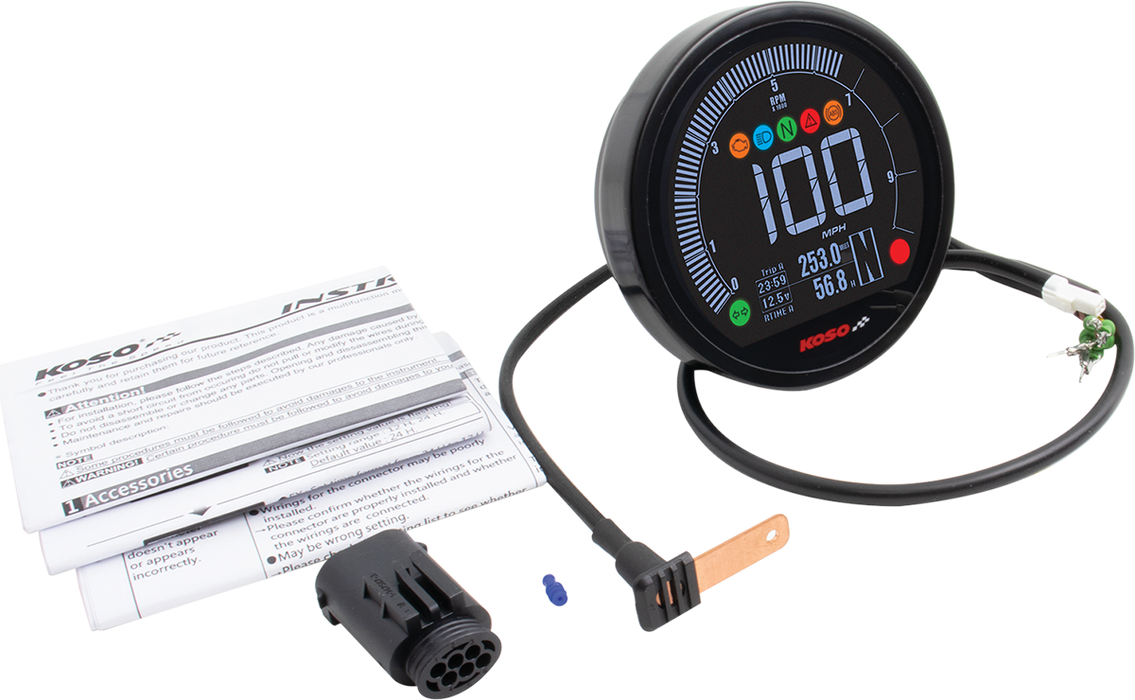 KOSO NORTH AMERICA DL-04 - Multifunction Meter BA077101