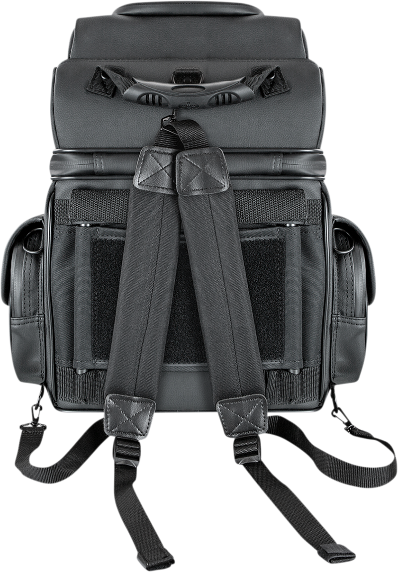 SADDLEMEN BR1800D Sissy Bar Bag - Black EX000971
