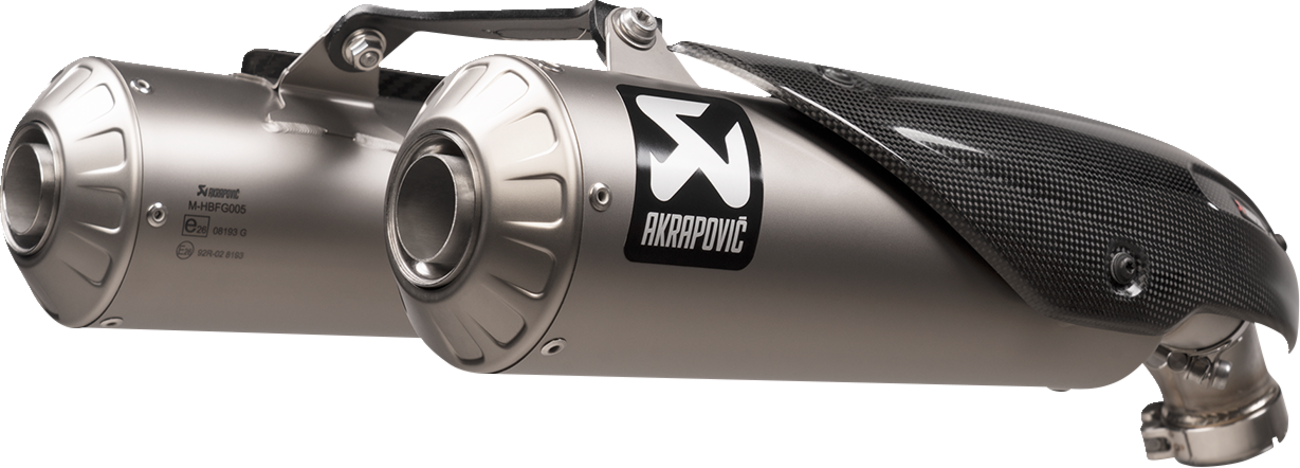 AKRAPOVIC Slip-On Muffler - Titanium Scrambler 1100 2021-2023 S-D11SO13-HBFGT 1811-4247
