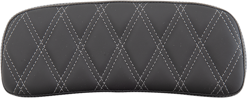 DRAG SPECIALTIES Chopped Tour-Pak Pad - Double Diamond - Black/Silver 0822-0433