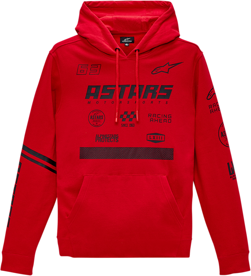 ALPINESTARS Multi Race Hoodie - Red - 2XL 121351500302X