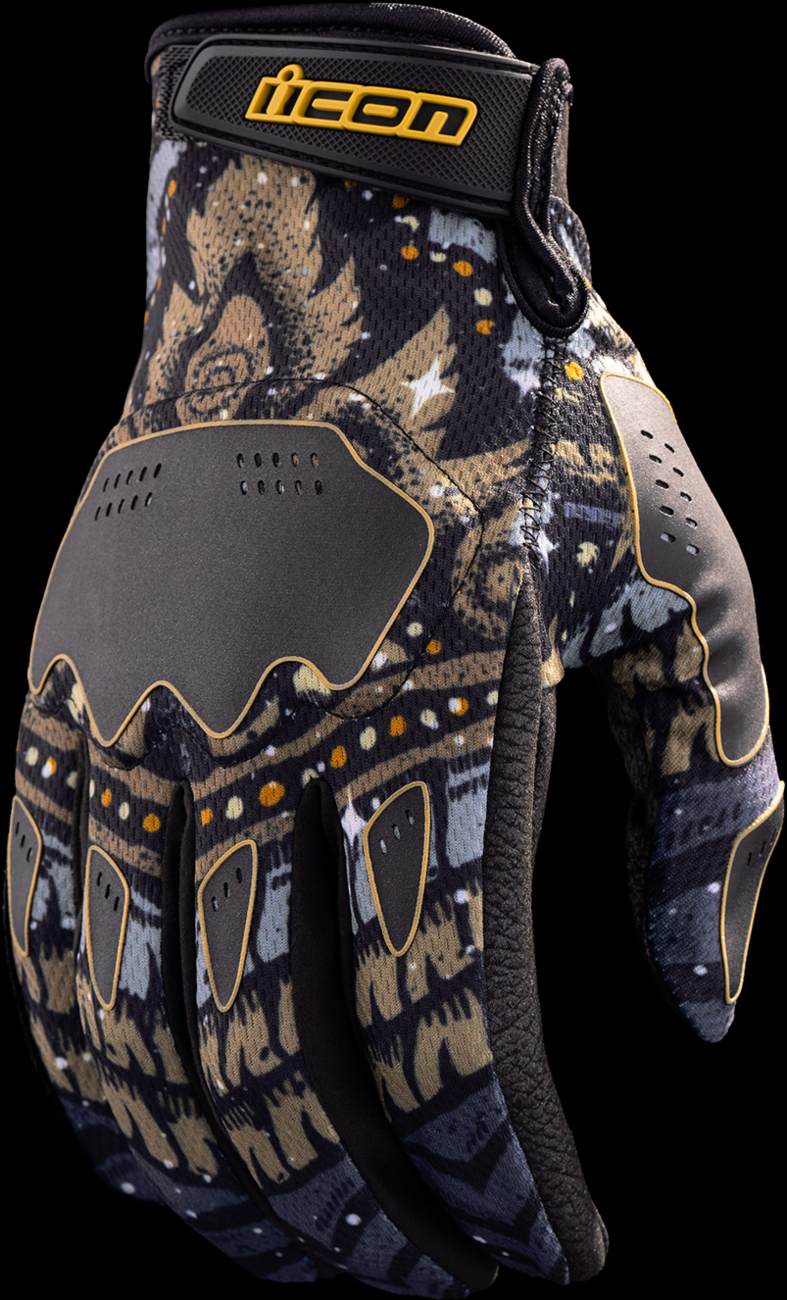 ICON Hooligan Daytripper™ Motorcycle Gloves - Black - Small 3301-4647
