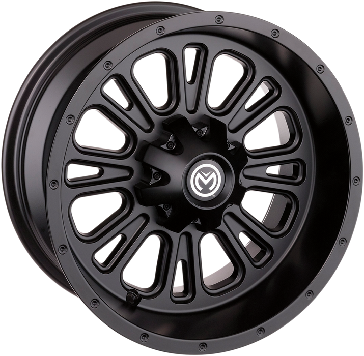 MOOSE UTILITY Wheel - 399X - Front - Black - 12x7 - 4/136 - 4+3 399MO127136MB4