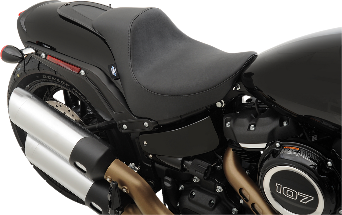 DRAG SPECIALTIES EZ-Solo Seat - Smooth - Vinyl - FXFB/S '18-'22 ACT EZ-ON STYLE 0802-1126