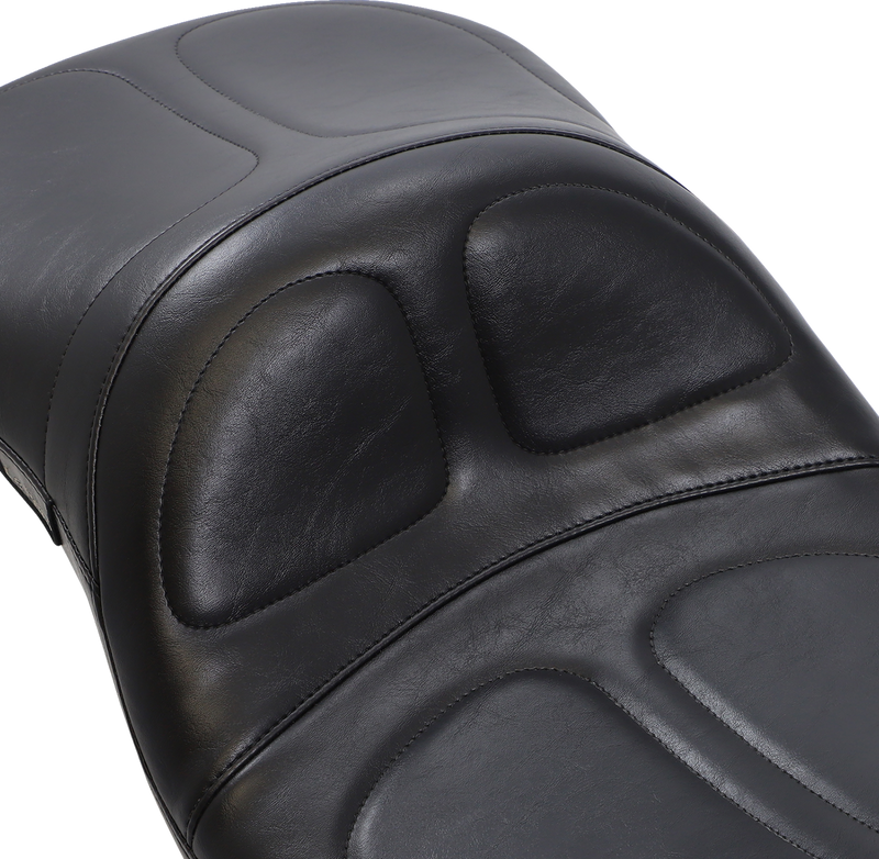 LE PERA Maverick Daddy Long Legs Seat - Black - Stitched - FLT '97-'01 LN-957DL