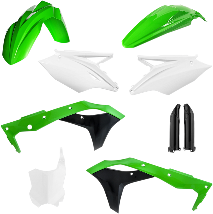 ACERBIS Full Replacement Body Kit - OEM Green/White/Black 2685825909