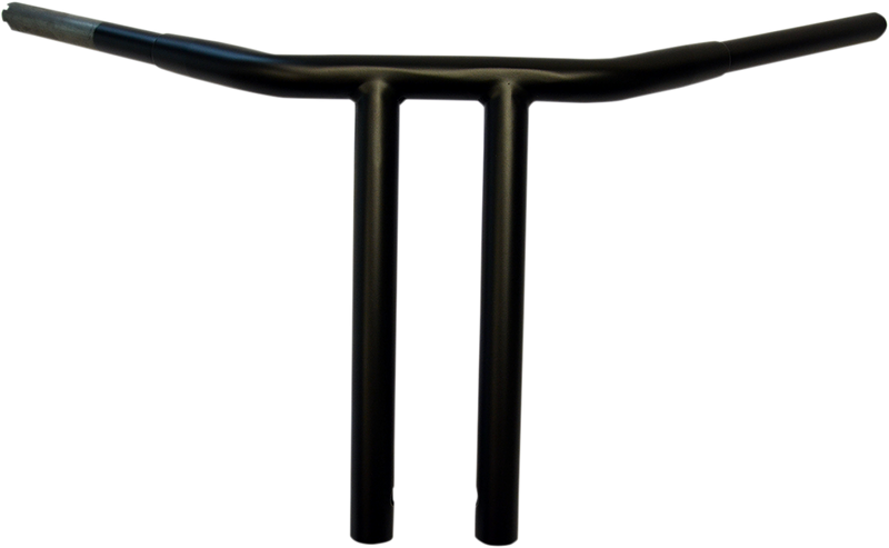 DRAG SPECIALTIES Handlebar - T-Bar - Buffalo - 12" - Flat Black HAS TBW NOTCH 0601-3509