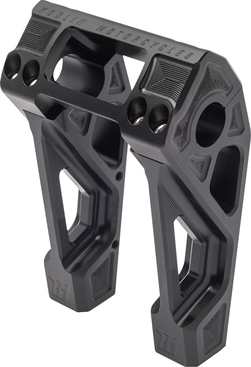 KODLIN MOTORCYCLE Risers - Fastback - 6" - Black K55123