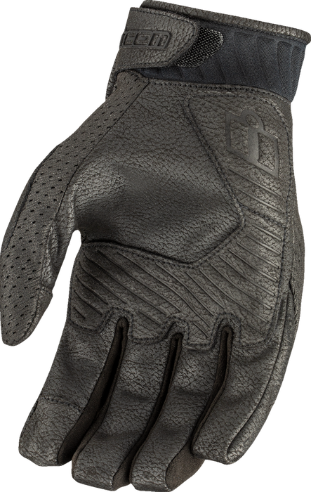 ICON Overlord3™ Motorcycle Gloves - Black - Large 3301-4792