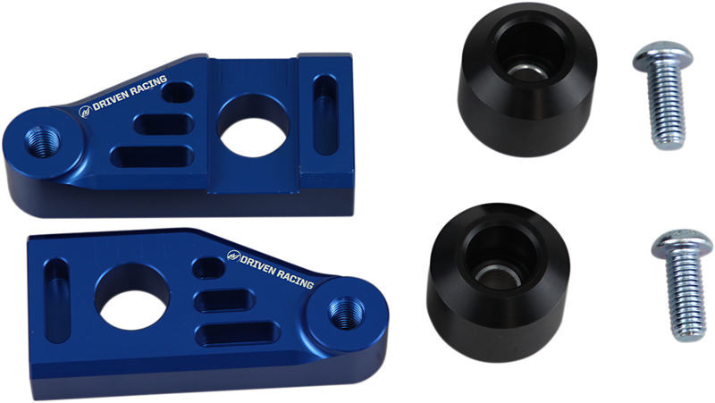 DRIVEN RACING Axle Block Sliders - Yamaha FZ-9 - Blue DRAX-121-BL
