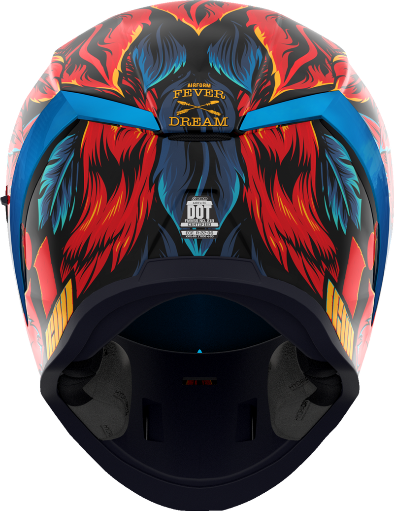 ICON Airform™ Motorcycle Helmet - Fever Dream - Blue - 2XL 0101-16105
