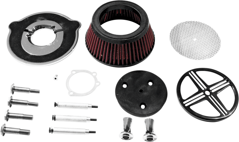 BARON XXX Air Cleaner - Black - VTX1300 BA-2361-00B