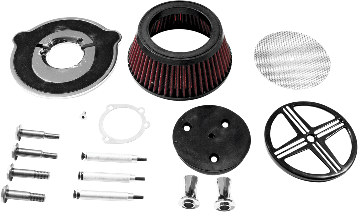 BARON XXX Air Cleaner - Black - VTX1300 BA-2361-00B