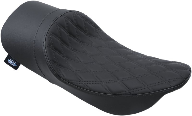 DRAG SPECIALTIES Low Profile Solo Seat - Forward Positioned - Double Diamond 0801-1159