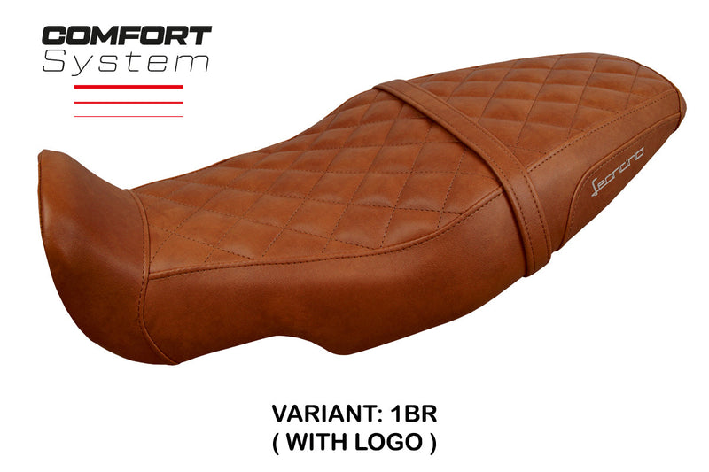 Benelli Leoncino 800 2022-2024 Seat Cover Tappezzeria Italia Comfort in Brown Vintage