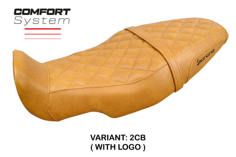 Benelli Leoncino 800 2022-2024 Seat Cover Tappezzeria Italia Comfort in Camel Vintage