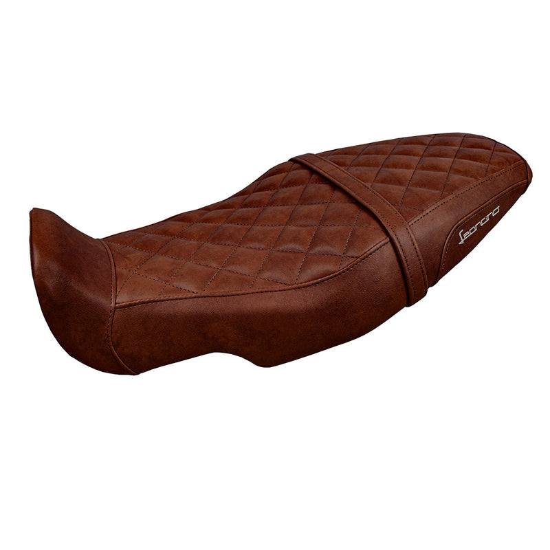 Benelli Leoncino 800 2022-2024 Seat Cover Tappezzeria Italia Comfort in Dark Brown Vintage