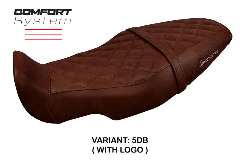 Benelli Leoncino 800 2022-2024 Seat Cover Tappezzeria Italia Comfort in Dark Brown Vintage