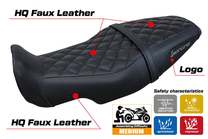 Benelli Leoncino 800 2022-2024 Seat Cover Tappezzeria Italia in Black
