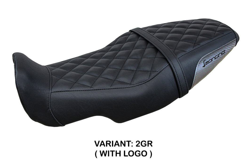 Benelli Leoncino 800 2022-2024 Seat Cover Tappezzeria Italia in Grey and Black