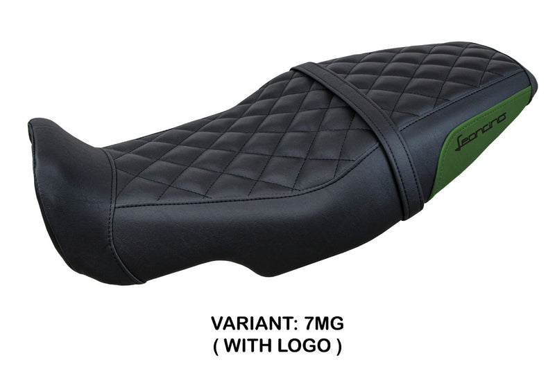Benelli Leoncino 800 2022-2024 Seat Cover Tappezzeria Italia in Army Green and Black