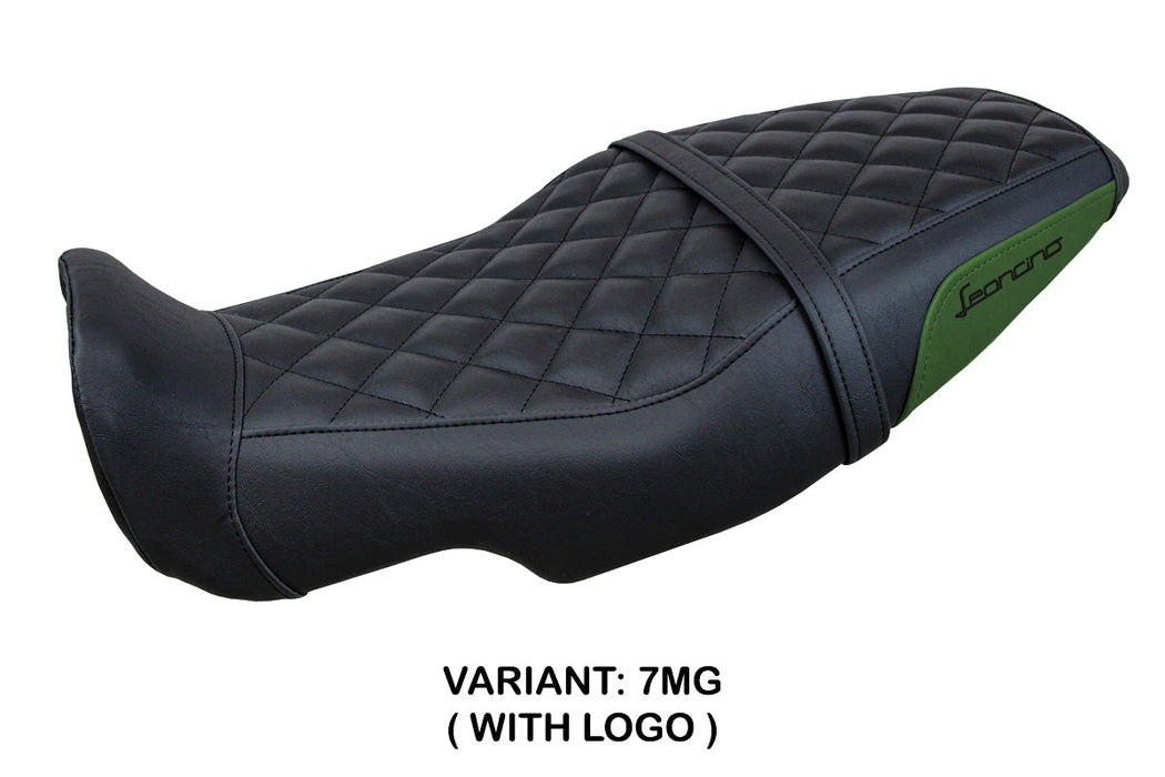 Benelli Leoncino 800 2022-2024 Seat Cover Tappezzeria Italia in Army Green and Black