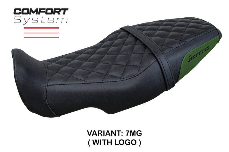 Benelli Leoncino 800 2022-2024 Seat Cover Tappezzeria Italia Comfort in Army Green and Black
