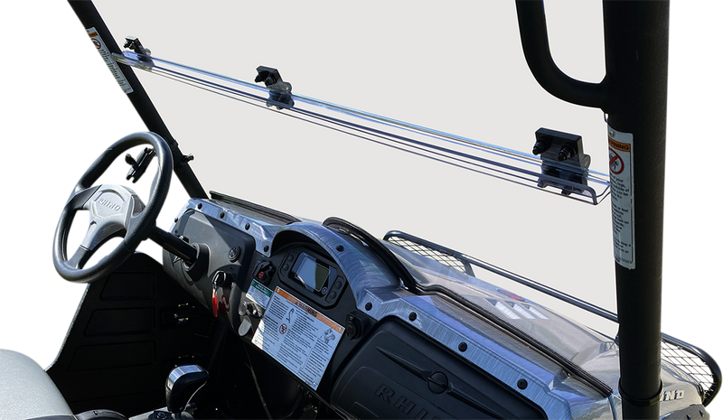 MOOSE UTILITY Full Folding Windshield - Deluxe - Rhino V000242-12200M