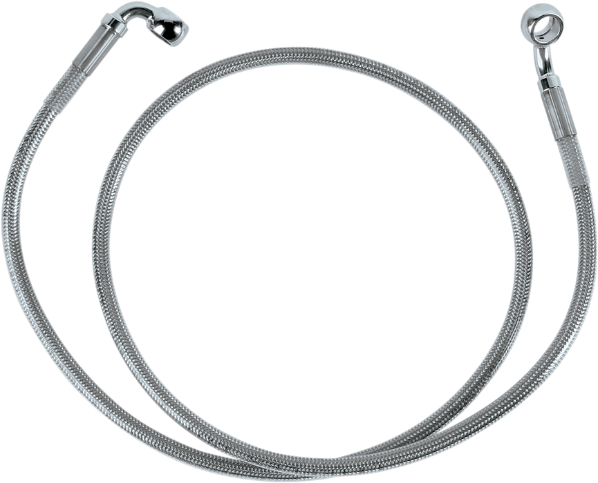 DRAG SPECIALTIES Brake Line - Front (Upper) - Stainless Steel 640110