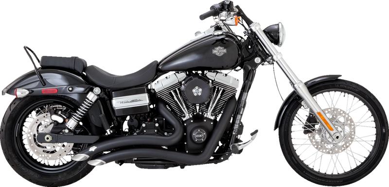 VANCE & HINES Big Radius Exhaust System - Black Low Rider   43371