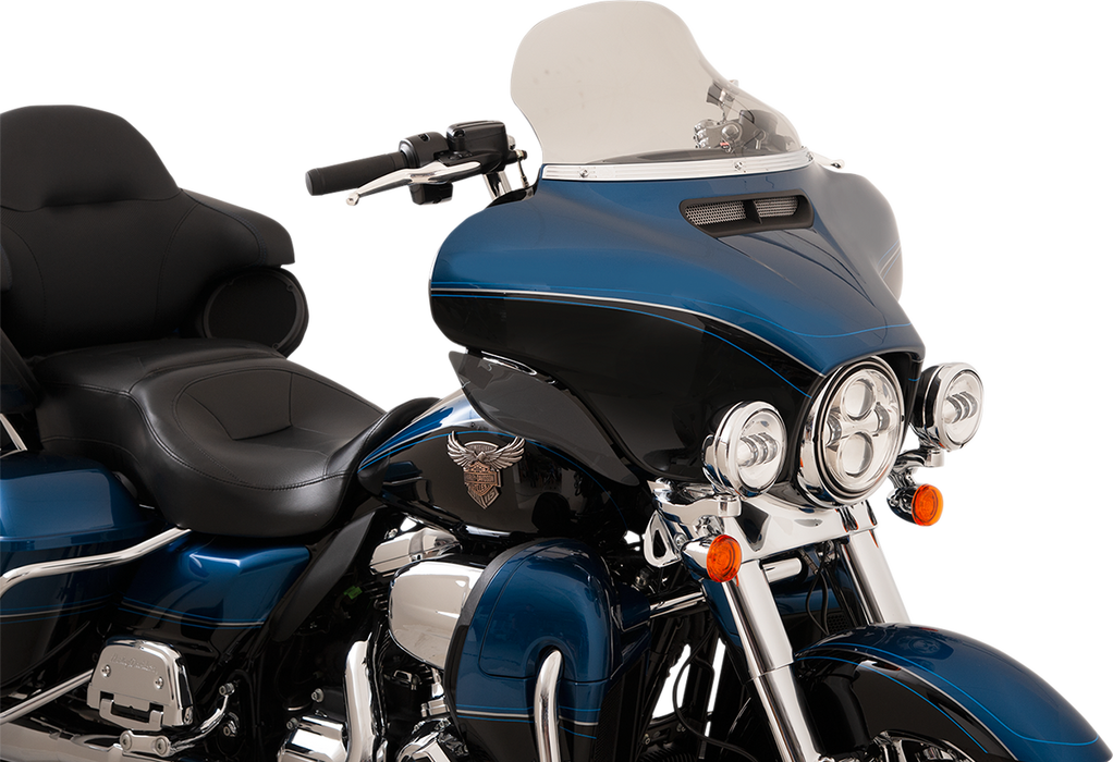 KLOCK WERKS Flare™ Windshield - 10-1/2" - Tinted - '14-'23 FLH KWW-01-0468