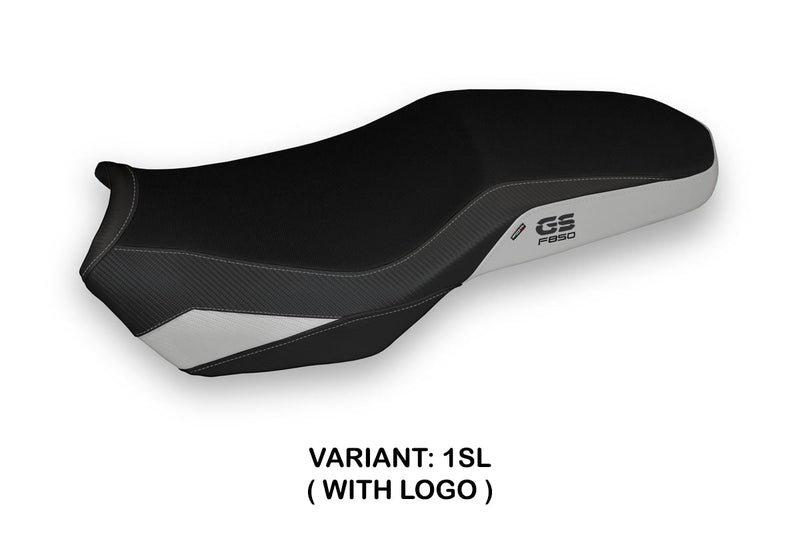 BMW F850GS Adventure 2019-2024 Seat Cover Tappezzeria Italia in Silver and Black