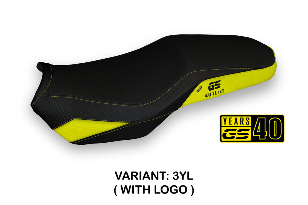 BMW F850GS Adventure 2019-2024 Seat Cover Tappezzeria Italia in Yellow and Black