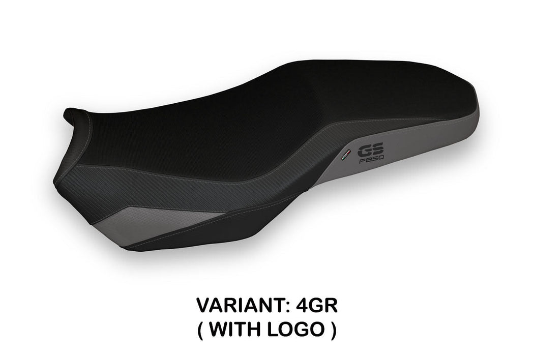 BMW F850GS Adventure 2019-2024 Seat Cover Tappezzeria Italia in Grey and Black
