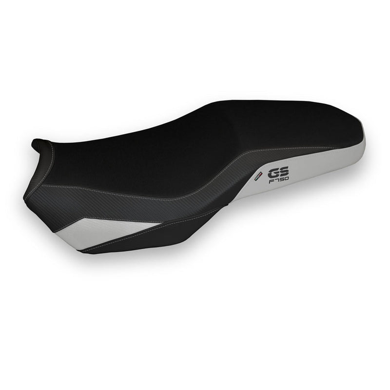 BMW F750GS 2018-2024 Seat Cover Tappezzeria Italia in Silver and Black