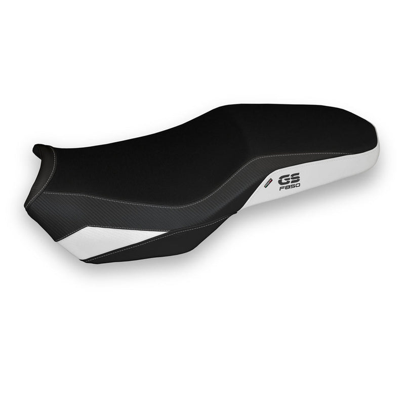 BMW F850GS 2018-2024 Seat Cover Tappezzeria Italia in White and Black