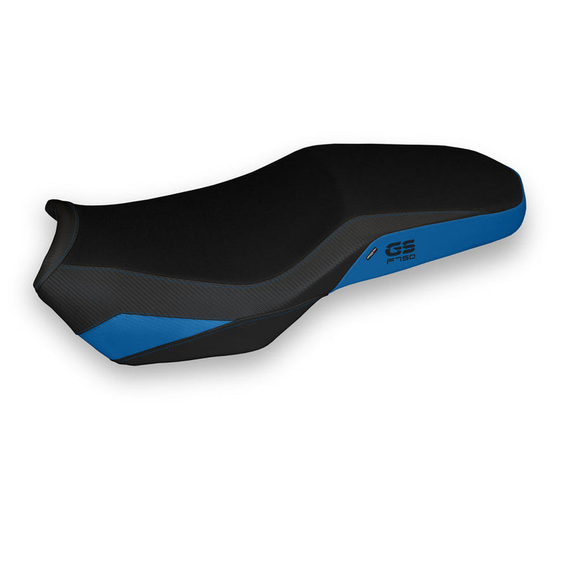 BMW F750GS 2018-2024 Seat Cover Tappezzeria Italia in Blue and Black