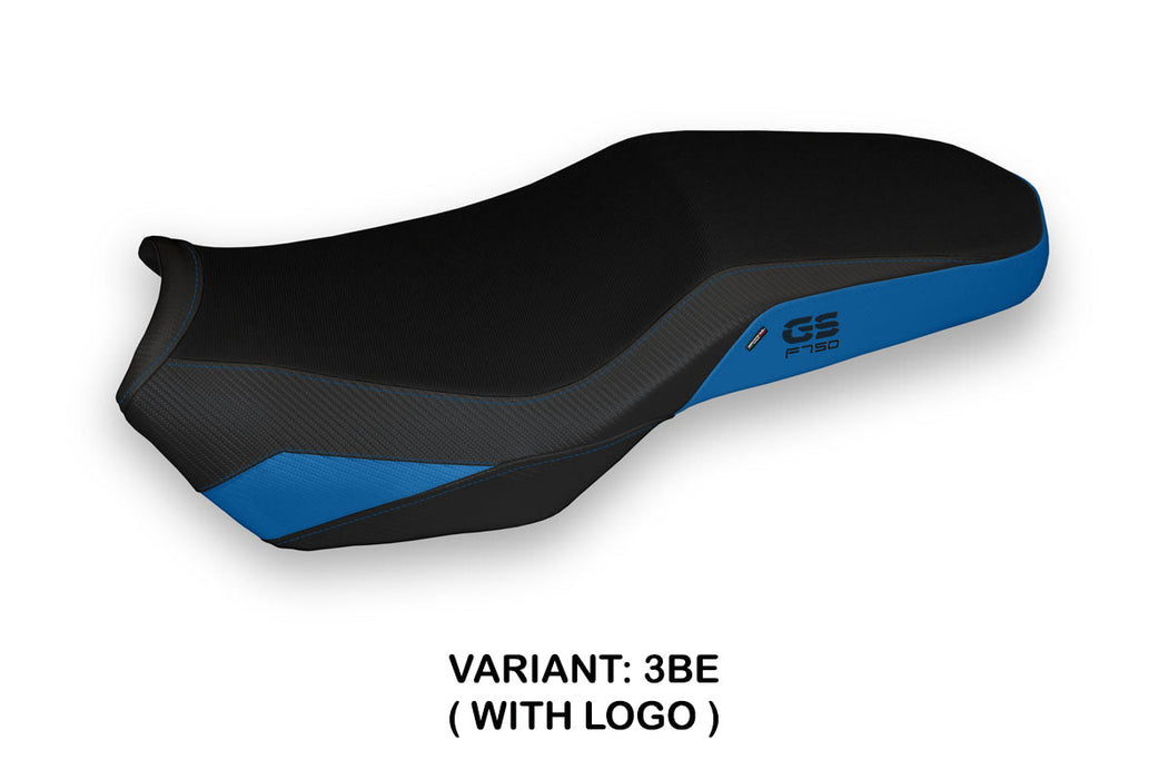 BMW F750GS 2018-2024 Seat Cover Tappezzeria Italia in Blue and Black