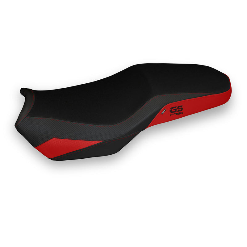 BMW F750GS 2018-2024 Seat Cover Tappezzeria Italia in Red and Black